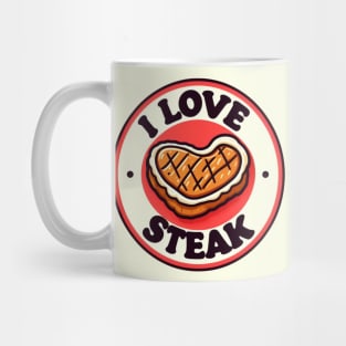 i love steak Mug